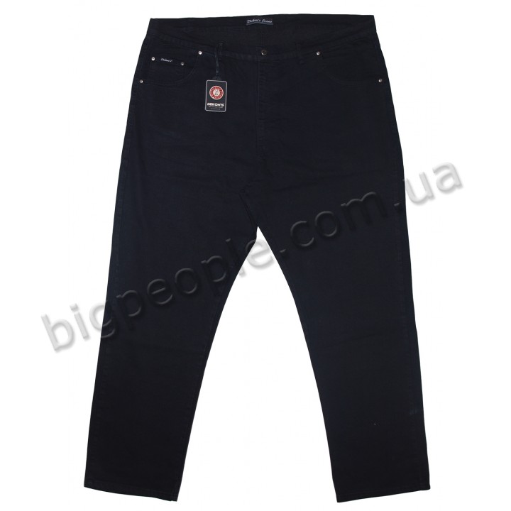 Чоловічі джинси ДЕКОНС великого розміру. Колір чорний. Сезон осінь-весна. (dz00183075)