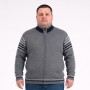 Серая теплая кофта большого размера TURHAN (ba01173690)