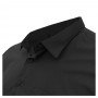 Чорна однотонна  чоловіча бавовняна сорочка великих розмірів BIRINDELLI (ru05168003)
