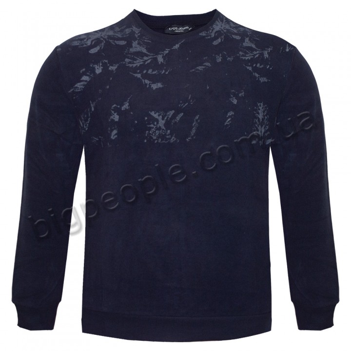 Темно-синій світшот великого розміру EPOS (ba01016745)