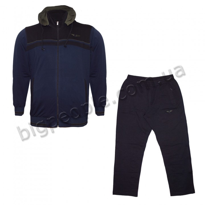 Синій спортивний костюм для великих людей OLSER (SK00152884)