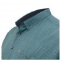 Бирюзовая льняная мужская рубашка больших размеров BIRINDELLI (ru05116754)