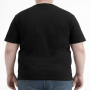 Футболка мужская TURHAN большого размера. Цвет чёрный. Ворот полукруглый. (fu02018945)