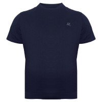 Мужская футболка ANNEX для больших людей. Цвет темно-синий. Ворот полукруглый. (fu01867529)