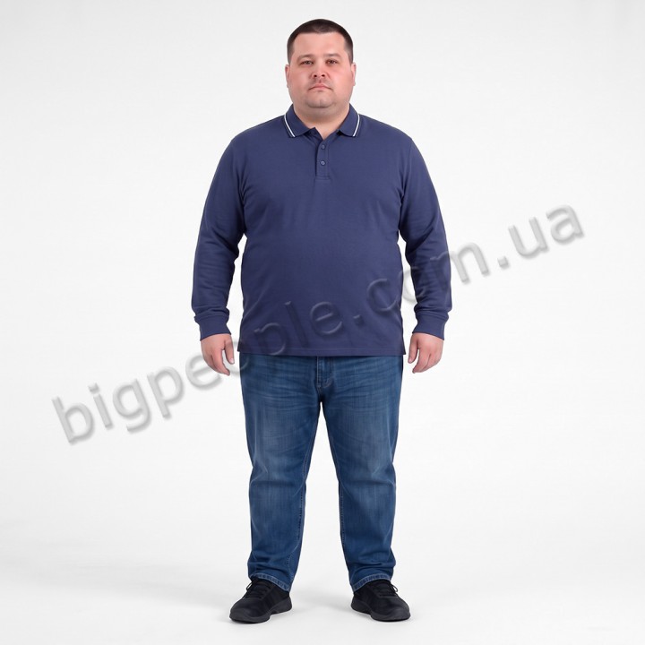 Поло тонкое синего цвета TURHAN (ba01158563)