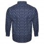 Тёмно-синяя классическая мужская рубашка больших размеров CASTELLI (ru00653112)