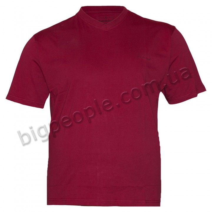 Чоловіча бордова футболка BORCAN CLUB (fu00597203)