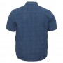 Тёмно-синяя льняная мужская рубашка больших размеров BIRINDELLI (ru00484113)