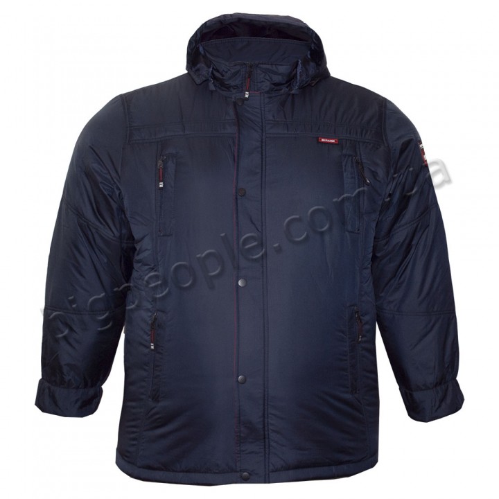 Куртка зимова чоловіча OLSER для великих людей. Колір темно-синій. (ku00548442)