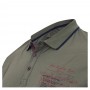 Чоловіча футболка polo великого розміру DIO RISE. Колір хакі. (fu01309557)