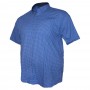 Синя сорочка великого розміру з коротким рукавом BIRINDELLI (ru00424591)