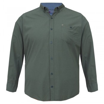 Зеленая мужская рубашка больших размеров BIRINDELLI (ru00693552)