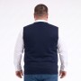 Чоловічий жилет TURHAN великого розміру. Колір темно-синій. (ba01184335)
