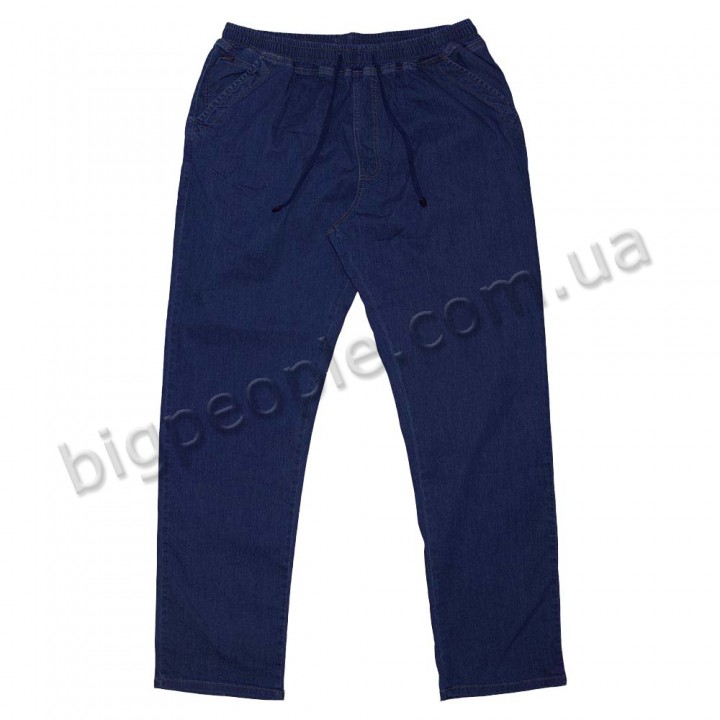Чоловічі літні джинси DEKONS великого розміру. Колір темно-синій. Сезон літо. (DZ00435635)
