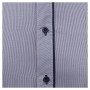 Синяя в полоску хлопковая мужская рубашка больших размеров BIRINDELLI (ru05144213)