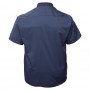 тёмно-синяя хлопковая мужская рубашка больших размеров BIRINDELLI (ru05130829)
