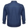 Темно-синя чоловіча сорочка великих розмірів DEKONS (ru00649605)