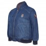 Чоловіча джинсова куртка DEKONS для великих людей. Колір темно-синій. (ku00516901)