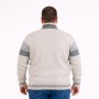 Бежевая теплая кофта большого размера TURHAN (ba01174895)