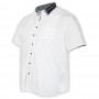 Белая хлопковая мужская рубашка больших размеров BIRINDELLI (ru05126590)