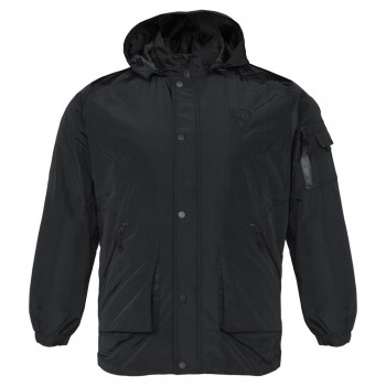 Куртка ветровка мужская DEKONS большого размера. Цвет чёрный. (ku00529004)