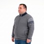 Серая теплая кофта большого размера TURHAN (ba01173690)