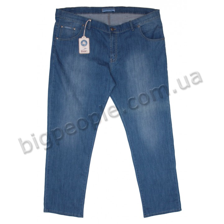 Чоловічі джинси ДЕКОНС великого розміру. Колір синій. Сезон літо. (dz00117591)