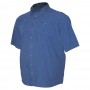 Синя сорочка великого розміру з коротким рукавом BIRINDELLI (ru00413714)