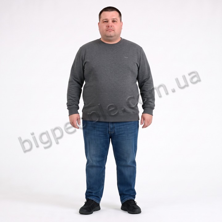 Світшот середньої щільності сірого кольору TURHAN (ba01177564)