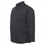 Чорна чоловіча стрейчева сорочка великих розмірів BIRINDELLI (ru00711882)