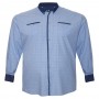 Синя чоловіча сорочка великих розмірів BIRINDELLI (ru00713224)