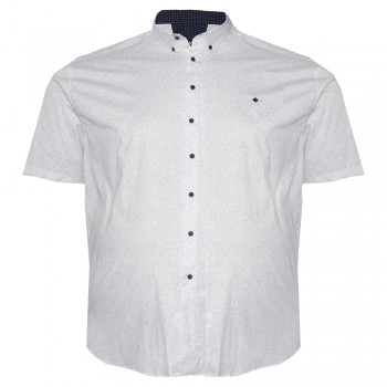 Белая стрейчевая мужская рубашка больших размеров BIRINDELLI (ru05257995)