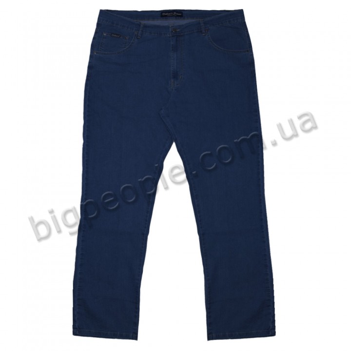 ШИРОКА КАЛОША! Чоловічі джинси DEKONS великих розмірів. Колір темно-синій. Сезон літо. (DZ00457341)