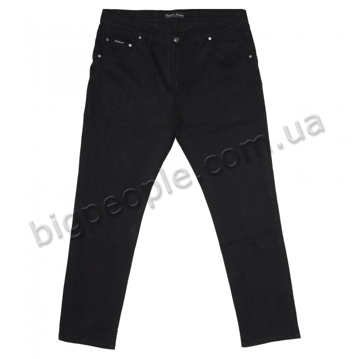 Чоловічі джинси DEKONS для великих людей. Колір чорний. Сезон літо. (dz00342115)