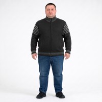 Черная теплая кофта большого размера TURHAN (ba01172779)