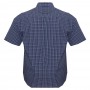Тёмно-синяя хлопковая мужская рубашка больших размеров BIRINDELLI (ru05230335)
