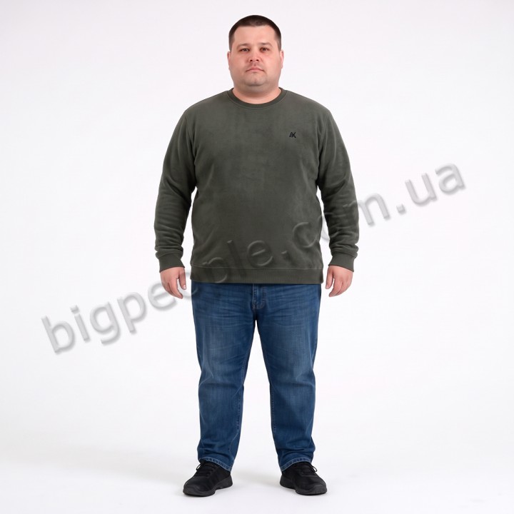 Мужской тёплый свитшот ANNEX цвета хаки (ba01129365)