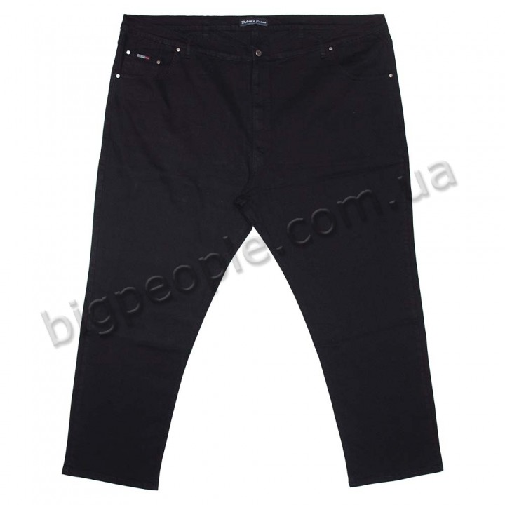 Мужские джинсы ДЕКОНС для больших людей. Цвет чёрный. Сезон осень-весна. (dz00231159)