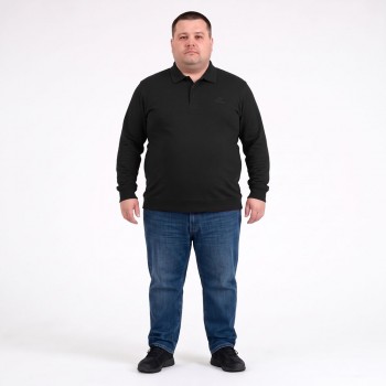 Поло тонкое чёрного цвета ANNEX (ba01150558) Поло тонкое чёрного цвета ANNEX (ba01150558)