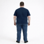 Футболка мужская ANNEX большого размера. Цвет тёмно-синий. Ворот полукруглый. (fu02011557)