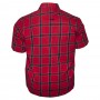 Червона бавовняна сорочка великого розміру з коротким рукавом BIRINDELLI (ru00429054)