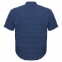 Синя бавовняна чоловіча сорочка великих розмірів BIRINDELLI (ru05241775)