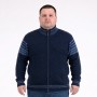 Темно-синяя теплая кофта большого размера TURHAN (ba01170469)