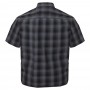 Черная льняная мужская рубашка больших размеров BIRINDELLI (ru05217490)