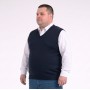 Чоловічий жилет TURHAN великого розміру. Колір темно-синій. (ba01184335)