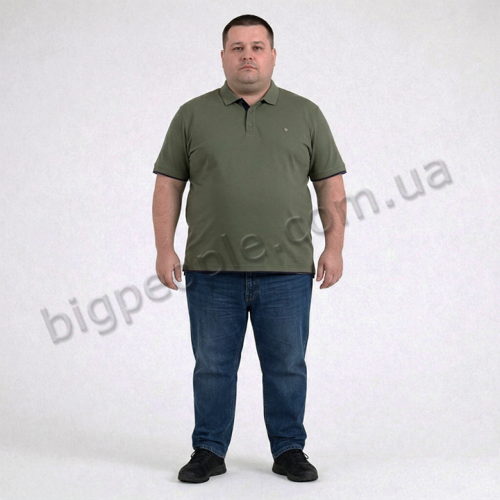 Поло цвета хаки TURHAN (fu02021854)