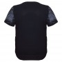 Футболка чоловіча ARMSTRONG великого розміру. Колір чорний. Воріт напівкруглий. (fu01384767)