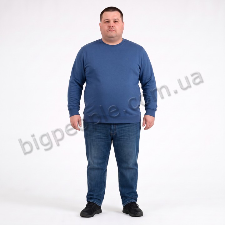 Світшот середньої щільності синього кольору TURHAN (ba01178905)