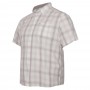 Бежевая хлопковая мужская рубашка больших размеров BIRINDELLI (ru05223676)