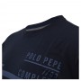 Футболка чоловіча з довгим рукавом POLO PEPE великого розміру. Колір темно-синій. Воріт напівкруглий. (fu01333265)